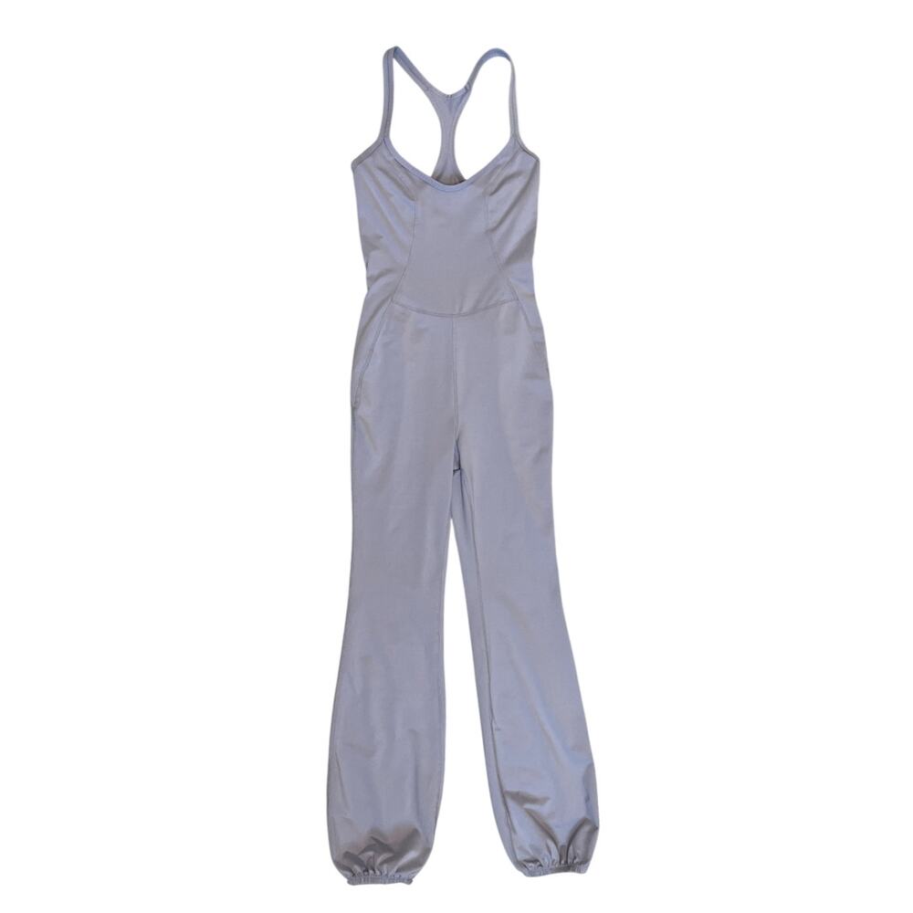 Free People Movement Let’s Bounce Jumpsuit Blue XS/S